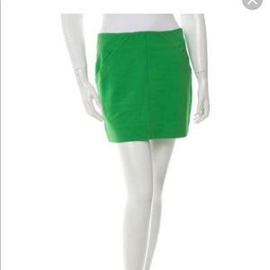 Diane von Furstenberg Green Camisha Mini Skirt